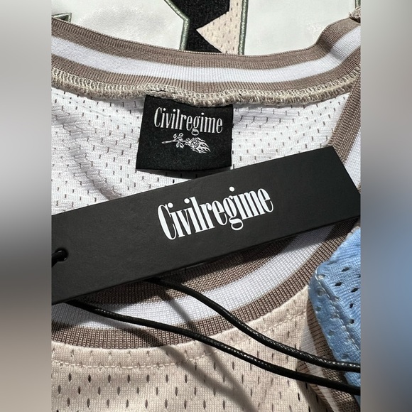 Civil Regime Major Basketball Jersey Beige Milk Men's Size
XL Embroidered Mesh - Picture 11 of 16